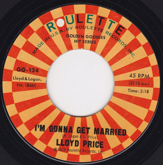 Lloyd Price - I'm Gonna Get Married Vinyl Singles Vinyl (VG) <br> Hoes Generic