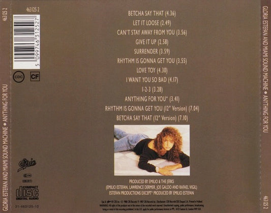 Miami Sound Machine - Anything For You (CD)