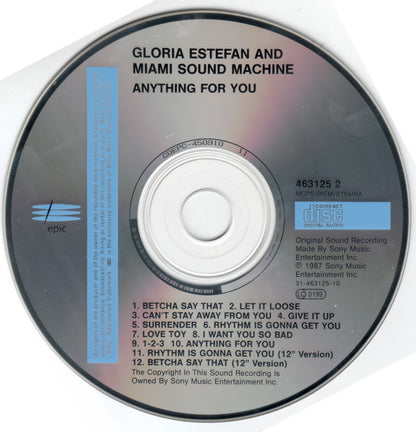 Miami Sound Machine - Anything For You (CD) Compact Disc Goede Staat