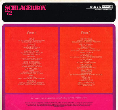 Various - Schlagerbox '72 (LP) 50629 Vinyl LP Goede Staat