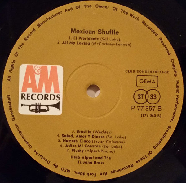 Herb Alpert & The Tijuana Brass - Mexican Shuffle (LP) 43637
