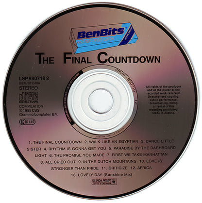 Various - The Final Countdown (CD) Compact Disc Goede Staat