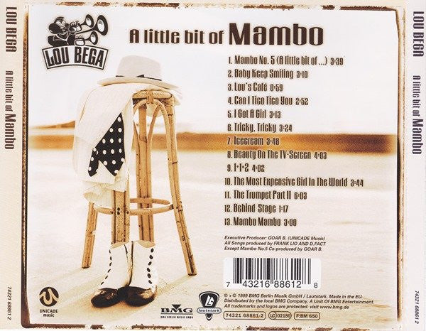 Lou Bega - A Little Bit Of Mambo (CD) Compact Disc Goede Staat