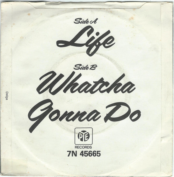 Jimmy James - Life Vinyl Singles Vinyl Very Good (VG) <br> Hoes Good Plus (G+)