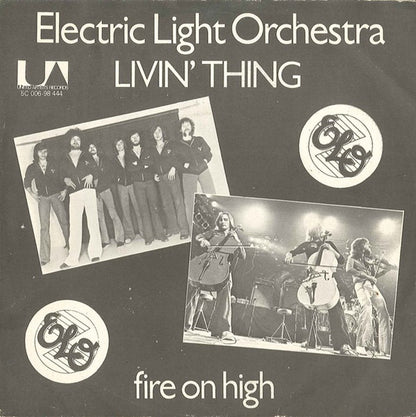 Electric Light Orchestra - Livin' Thing Vinyl Singles Vinyl Very Good (VG) <br> Hoes Good Plus (G+)