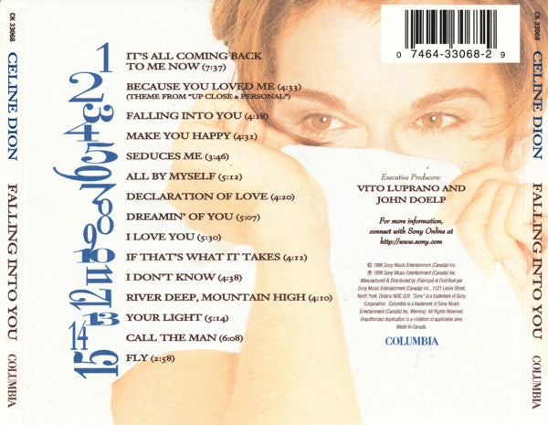 Céline Dion - Falling Into You (CD) Compact Disc Goede Staat