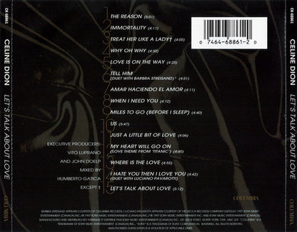 Céline Dion - Let's Talk About Love (CD) Compact Disc Goede Staat