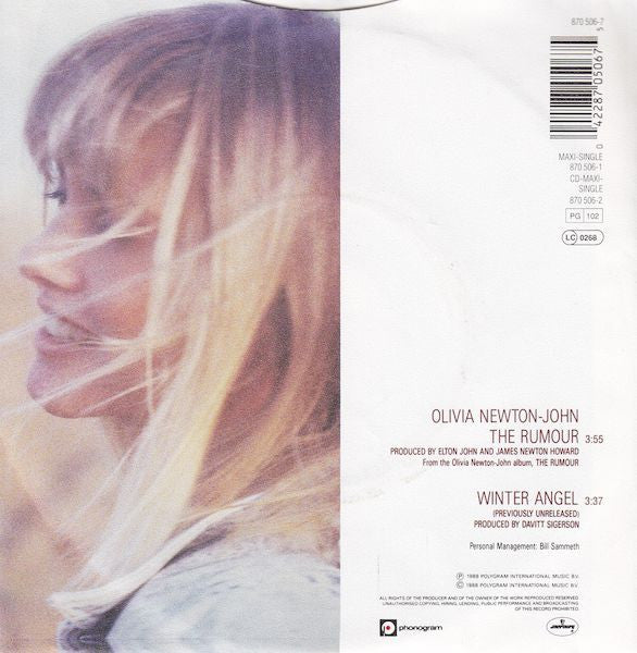 Olivia Newton-John - The Rumour 35443 Vinyl Singles VINYLSINGLES.NL