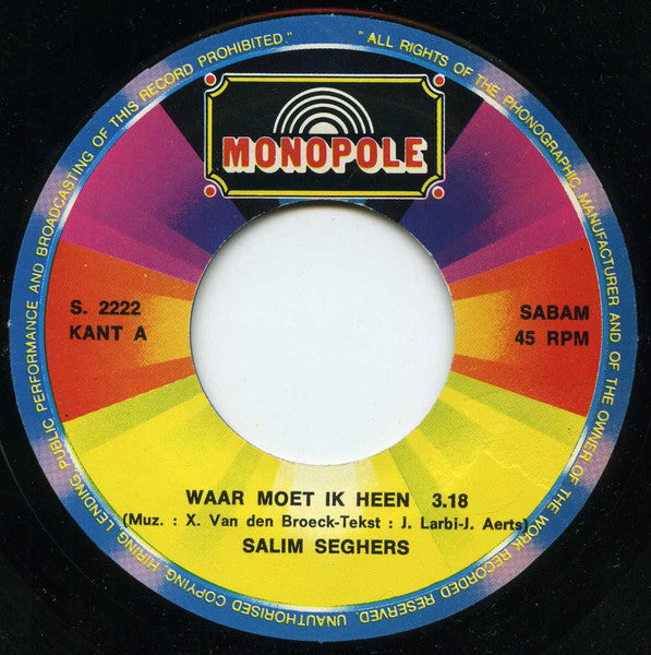Salim Seghers - Waar Moet Ik Heen