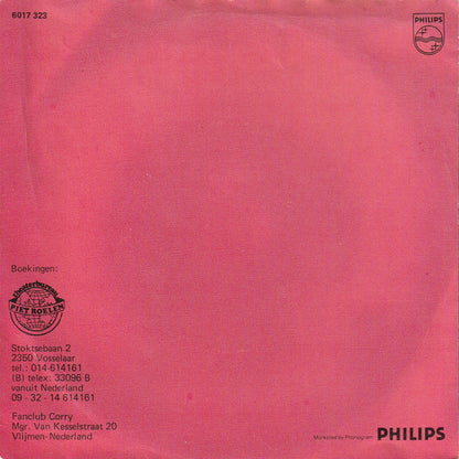 Corry Konings - De Zon Die Gaat Weer Schijnen Vinyl Singles Vinyl Very Good (VG) <br> Hoes Good Plus (G+)