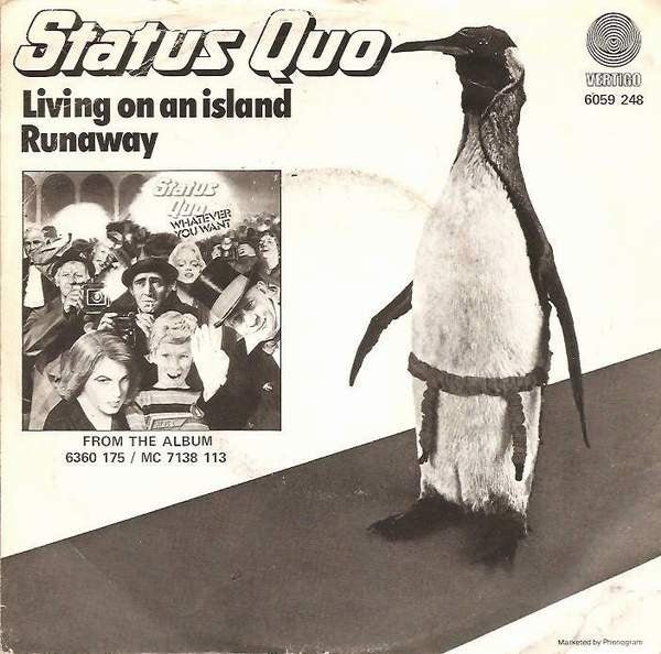 Status Quo - Living On An Island 35274 Vinyl Singles VINYLSINGLES.NL