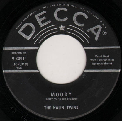 Kalin Twins - Moody Vinyl Singles Vinyl Goed / Hoes Generic
