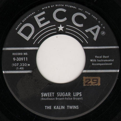 Kalin Twins - Moody Vinyl Singles Vinyl Goed / Hoes Generic