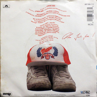 Pierre Cosso - Pioche Vinyl Singles Vinyl Very Good (VG) <br> Hoes Good Plus (G+)