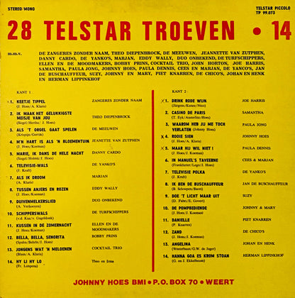 Various - 28 Telstar Troeven 14 (LP) Vinyl LP Vinyl Very Good (VG) <br> Hoes Good Plus (G+)