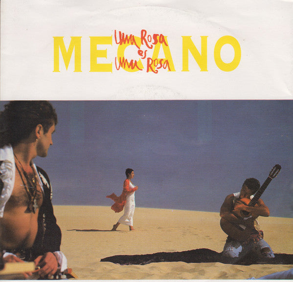 Mecano - Una Rosa Es Una Rosa Vinyl Singles Vinyl Very Good (VG) <br> Hoes Good Plus (G+)