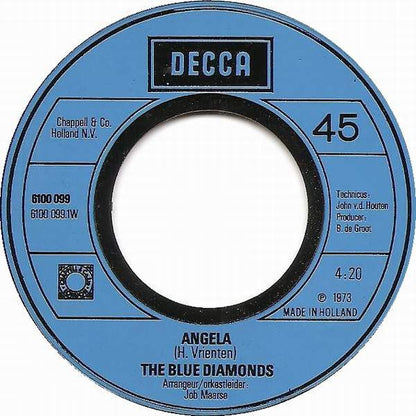 Blue Diamonds - Angela 33276 Vinyl Singles Goede Staat