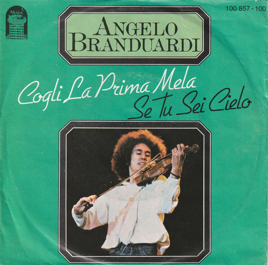 Angelo Branduardi - Cogli La Prima Mela Vinyl Singles Vinyl Very Good (VG) <br> Hoes Good Plus (G+)