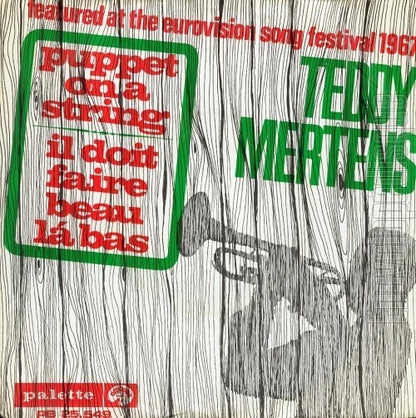 Teddy Mertens - Puppet On A String Vinyl Singles Vinyl Very Good (VG) <br> Hoes Good Plus (G+)