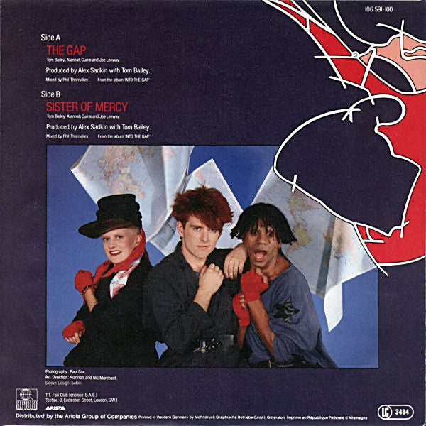 Thompson Twins - The Gap (B-Keus) Vinyl Singles Vinyl Goed / Hoes Slecht