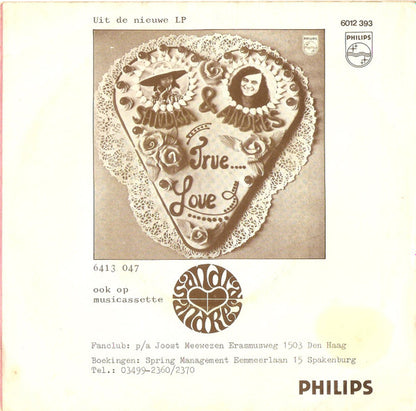 Sandra & Andres - True Love (B-Keus) Vinyl Singles Vinyl Goed / Hoes Redelijk