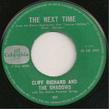 Cliff Richard & The Shadows - Bachelor Boy Vinyl Singles Vinyl Very Good (VG) <br> Hoes Generic
