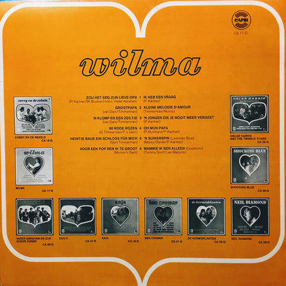 Wilma - Veel Liefs Van .... Wilma (LP) Vinyl LP Vinyl Very Good (VG) <br> Hoes Good Plus (G+)