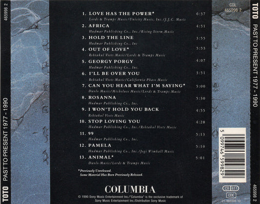 Toto - Past To Present 1997-1990 (CD)