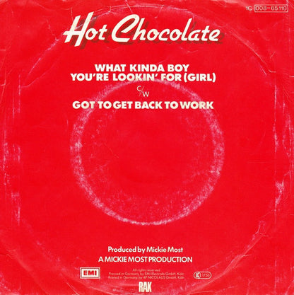 Hot Chocolate - What Kinda Boy You're Lookin' For (Girl) 39396 Vinyl Singles Goede Staat