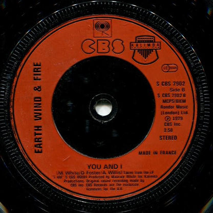 Earth Wind & Fire - Star 32625 Vinyl Singles Vinyl Very Good (VG) <br> Hoes Generic