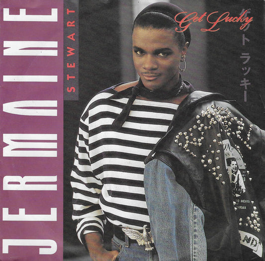 Jermaine Stewart - Get Lucky Vinyl Singles Vinyl Very Good (VG) <br> Hoes Good Plus (G+)