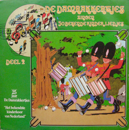 Damrakkertjes – De Damrakkertjes Zingen 100 Bekende Kinderliedjes (LP) Vinyl LP Dubbel Vinyl Very Good (VG) <br> Hoes Good Plus (G+)