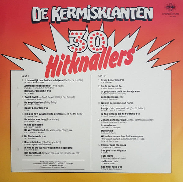 Kermisklanten - 30 Hitknallers (LP) 42352 Vinyl LP VINYLSINGELS.NL