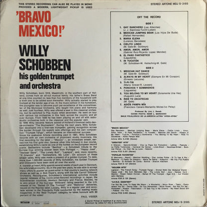 Willy Schobben And His Orchestra - Bravo Mexico! (LP) 50381 Vinyl LP Goede Staat