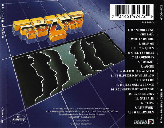 BZN - Gold (CD) Compact Disc Goede Staat "VINYLSINGLES.NL"