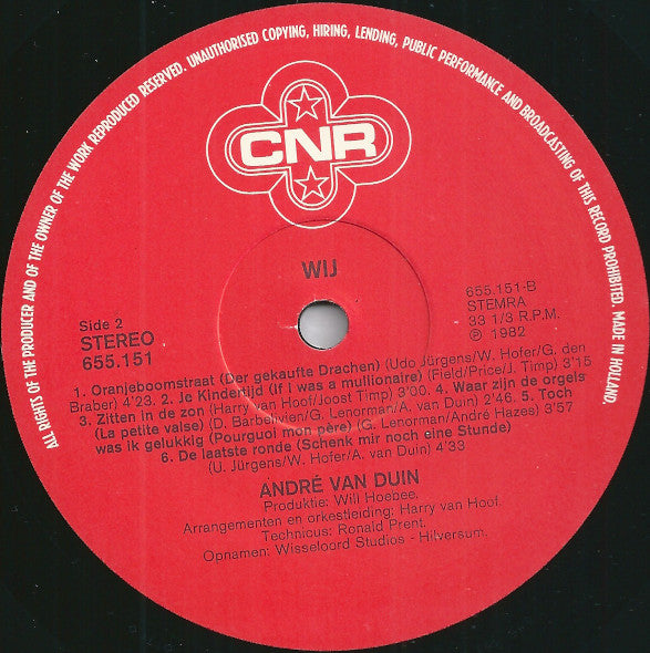 André van Duin - Wij (LP)
