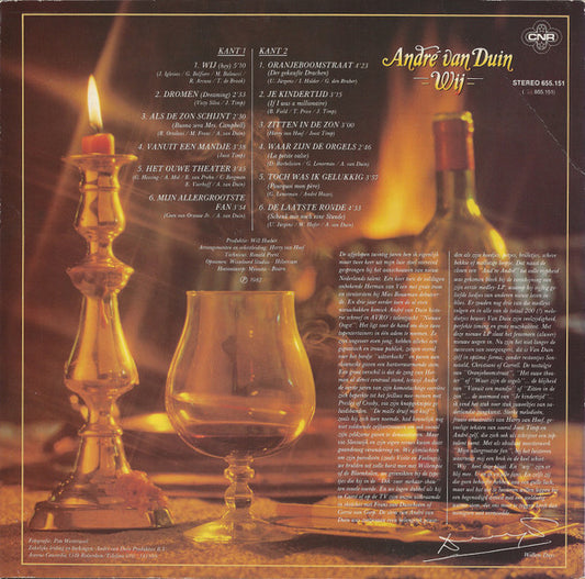 André van Duin - Wij (LP) Vinyl LP Vinyl Zeer Goed / Hoesje Goed "VINYLSINGLES.NL"