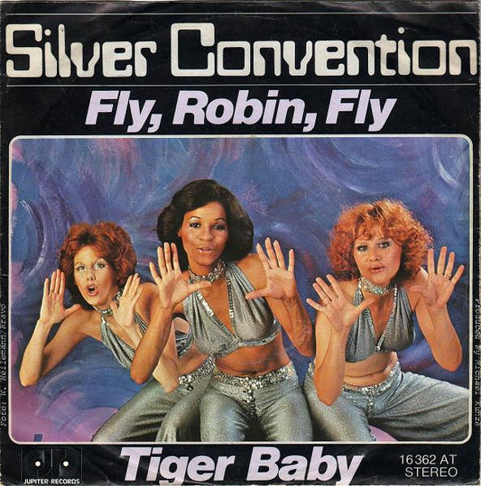 Silver Convention - Fly, Robin, Fly Vinyl Singles Vinyl Very Good (VG) <br> Hoes Good Plus (G+)