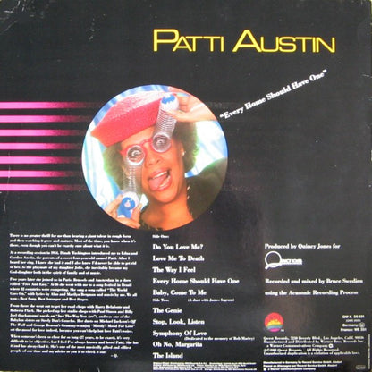 Patti Austin - Every Home Should Have One (LP) Vinyl LP Vinyl Very Good (VG) <br> Hoes Good Plus (G+)
