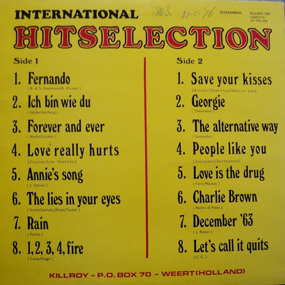 Various - International Hitselection (LP) Vinyl LP Vinyl Very Good (VG) <br> Hoes Good Plus (G+)