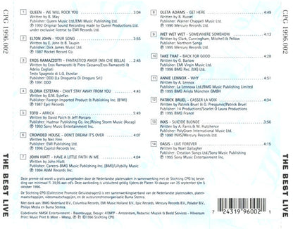 Various - The Best Live (CD) Compact Disc Goede Staat