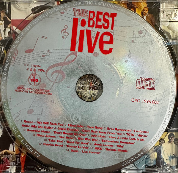 Various - The Best Live (CD) Compact Disc Goede Staat