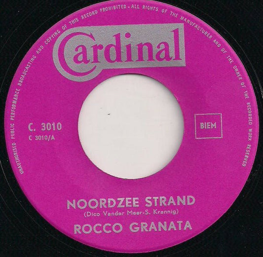 Rocco Granata - Noordzeestrand 02988 Vinyl Singles Hoes: Generic