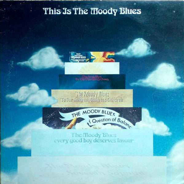 Moody Blues - This Is The Moody Blues (LP) Vinyl LP Dubbel Vinyl Very Good (VG) <br> Hoes Good Plus (G+)
