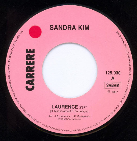 Sandra Kim - Laurence Vinyl Singles