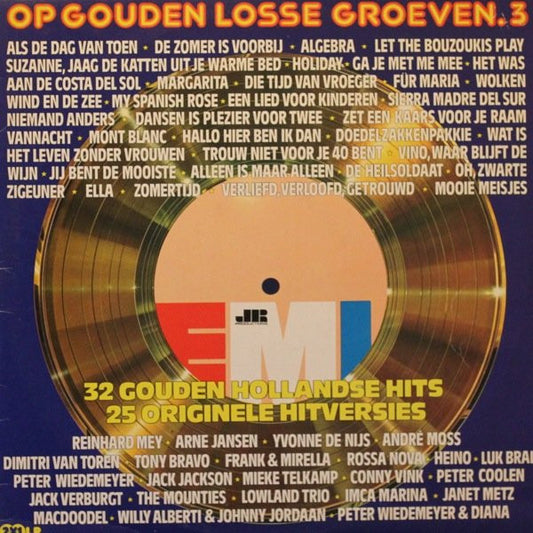 Various - Op Gouden Losse Groeven 3 (LP) Vinyl LP Dubbel Vinyl Very Good (VG) <br> Hoes Good Plus (G+)