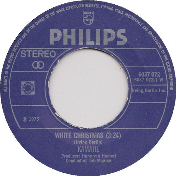 Kamahl - White Christmas 18123 Vinyl Singles Goede Staat