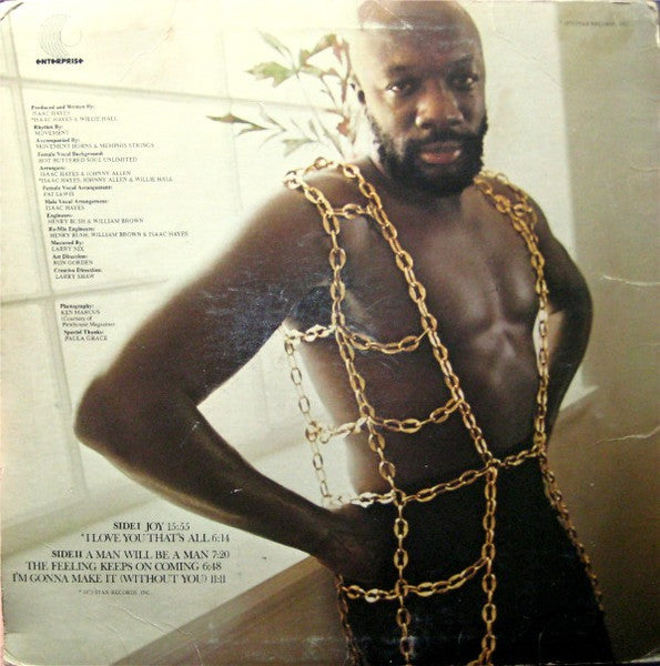 Isaac Hayes - Joy (LP) Vinyl LP Vinyl Very Good (VG) <br> Hoes Good Plus (G+)