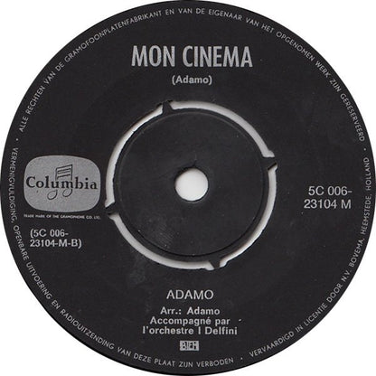 Adamo - Petit Bonheur Vinyl Singles Vinyl Very Good (VG) <br> Hoes Generic