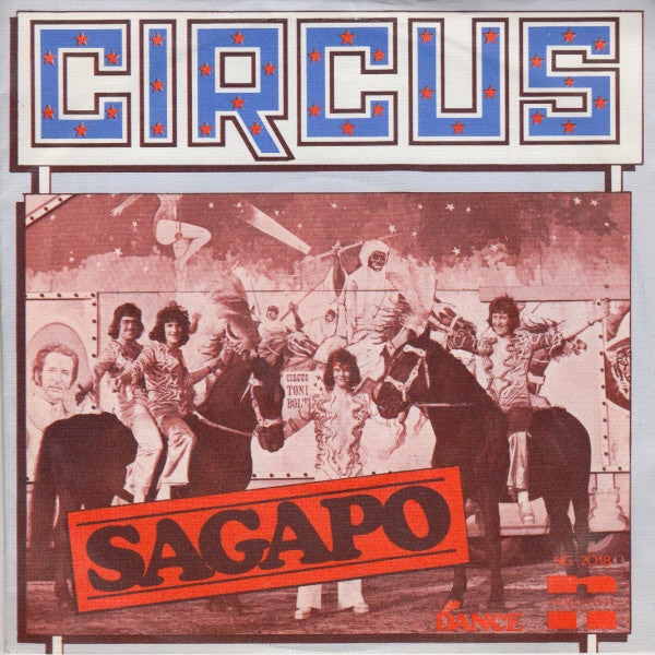 Circus - Sagapo Vinyl Singles Vinyl Very Good (VG) <br> Hoes Good Plus (G+)